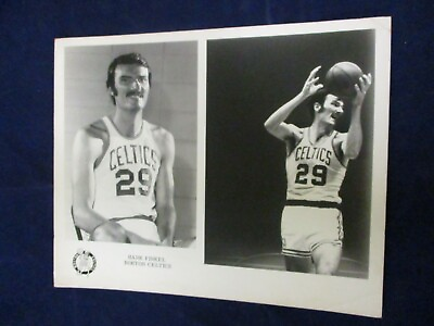 #ad Glossy Press Photo Vintage Hank Finkel #29 Boston Celtics Center $17.00