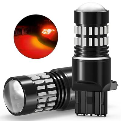 #ad 2x 3047 3157 3156 Red 48 SMD Stop LED brake Tail Light For Bulb Ford F 250 F 150 $13.29