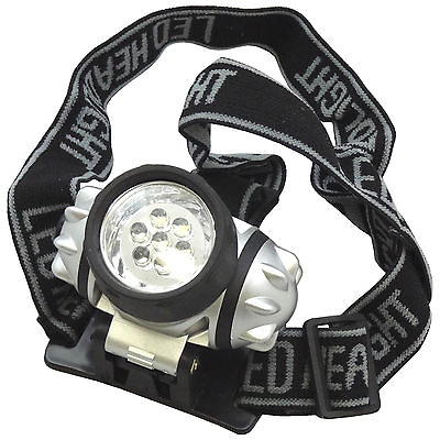 #ad 7 LED Adjustable Head Lamp with Pivoting Light Head $5.84