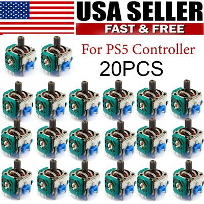 #ad 20Pcs Analog Stick Joystick Replacement For PS5 Controller US New $14.77