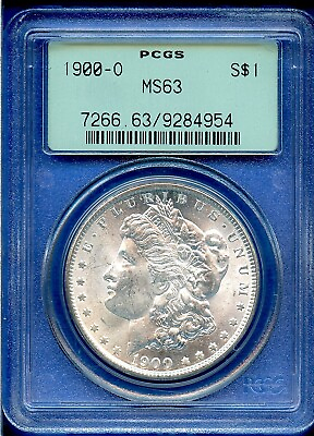 #ad 1900 O PCGS MS63 Morgan Silver Dollar $1 US Mint Coin 1900 O MS 63 OGH $144.95