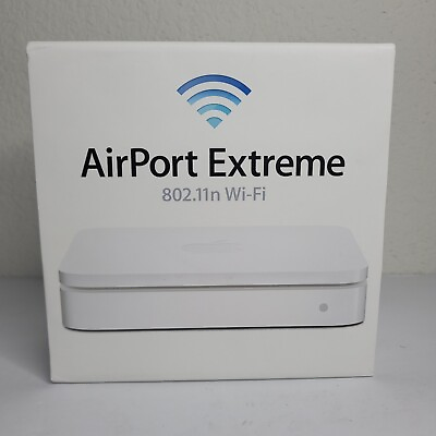 #ad Apple AirPort Extreme MB053LL A 3 Port Gigabit Wireless Router 802.11n Wi Fi $44.99