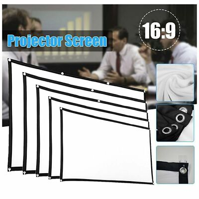 #ad 60quot; 150quot; 16:9 HD Projector Screen Outdoor Home Cinema Theater 3D Movie Foldable $23.39