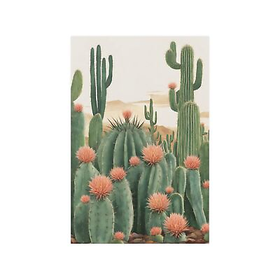 #ad Watercolour Cactus Print Wall Art Poster Home Decor Desert Drawing Flower $32.99