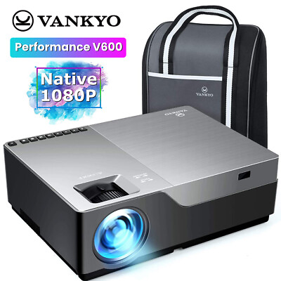 #ad VANKYO Performance V600 Projector 1080P 300quot; LED Video Home Theater Cinema HDMI $40.99