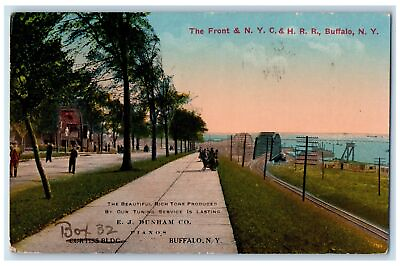 #ad 1920 The Front NYC HRR Tourist Buffalo New York NY Piano Advertising Postcard $15.00