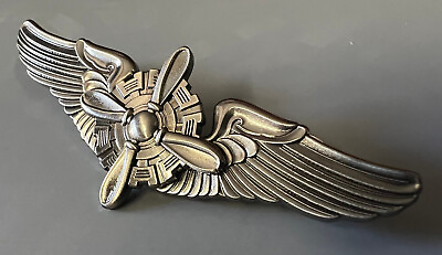 #ad USAAF FLIGHT ENGINEER WINGS FULL SIZE 3 INCH $8.95