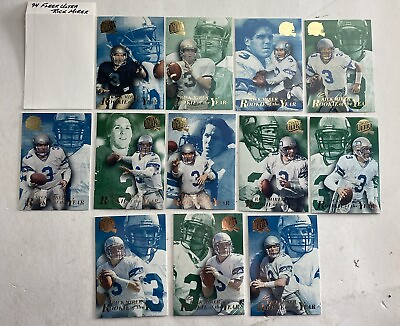 #ad 1994 FLEER Rick Mirer ROY Complete Set 12 cards Seahawks Notre Dame $3.59