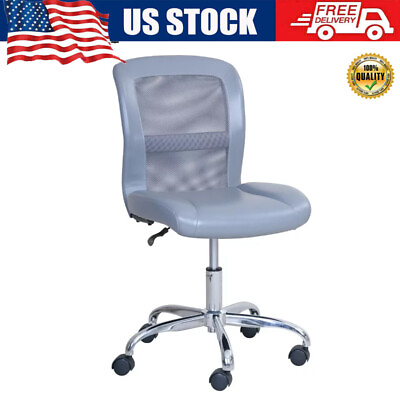 #ad Mid Back Vinyl Mesh Task Office Chair Rolling Swivel Armless Desk Stool 250 lbs $84.00