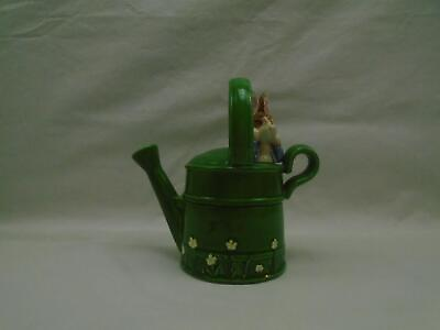 #ad VINTAGE SCHMID BEATRIX PETER RABBIT IN WATERING CAN 1990 MUSIC BOX FREE Samp;H D22 $39.99