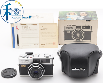 #ad #ad RARE UNUSED in Box Minolta Hi Matic F Rangefinder Film Camera 38mm From JAPAN $249.99