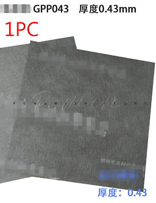 #ad GPP043 Conductive Carbon Paper for Fuel Cell Carbon Paper 20*20cm Hydrophilic $209.00