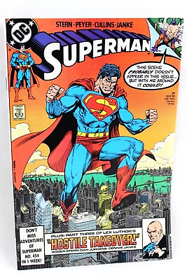 #ad Superman #31 Lex Luthor#x27;s Hostile Takeover Part Three 1989 DC Comics F $2.15