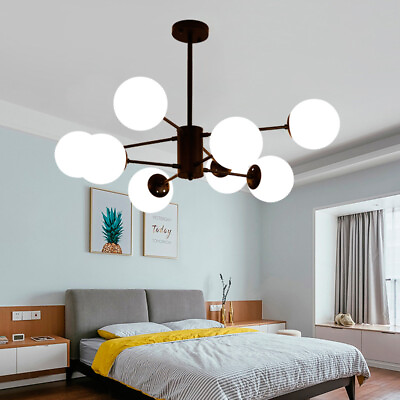 #ad Home Black Pendant Light Bar Lamp Glass Ceiling Lights Hotel Chandelier Lighting AU $246.71