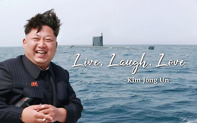 #ad Kim Jong Un 3x5ft flag Live Laugh Love Banner 4 College Dorm Decor Wall Tapestry $11.97