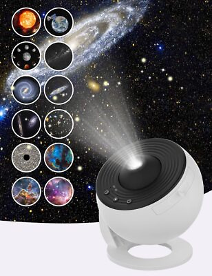 #ad 360°LED Galaxy Projector Starry Night Light Moon Star Sky Nebula Projection Lamp $29.99