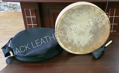 #ad Shamanic Drum with Beaters Goat skins Head Brand New 14 inch Quality Bag. $80.98