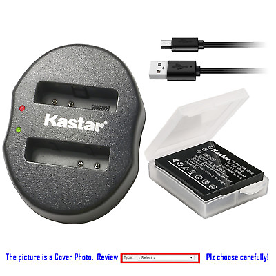 #ad Kastar Battery Dual USB Charger for Panasonic CGA S005 Panasonic LUMIX DMC LX3 $8.99