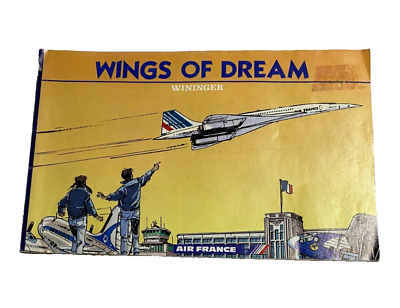 #ad Rare Wings Of Dream Air France English Version French comic book collectable $21.99