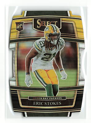 #ad ERIC STOKES #88 RC 2021 PANINI SELECT PACKERS Black Gold Concourse $1.84