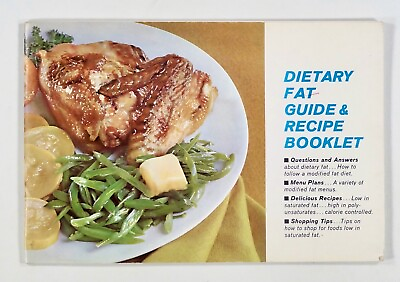 #ad 1965 Fleischmann Margarine mfr cookbook DIETARY FAT GUIDE amp; RECIPES mid century $8.22