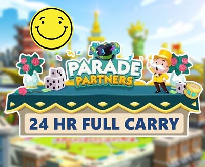 #ad Monopoly Go PARADE Partners Event FULL CARRY 24 HOURS $23.00