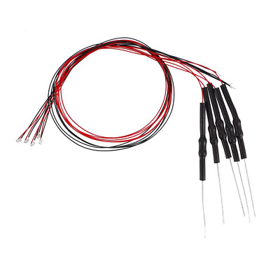 #ad Micro Wired Gelötete Mini LED Leuchten mit Kabel 0402 Rot 5 Stück EUR 7.69