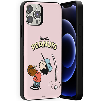 #ad Snoopy Baseball Card Door Case for iPhone 13 12 11 XS 7 8 SE2 SE3 Pro Max mini $27.90