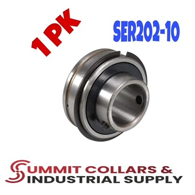 #ad SER202 10 5 8quot; Insert Ball Bearing With Snap Ring 1PK $7.29
