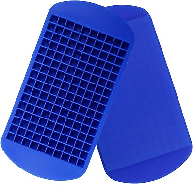 #ad Ice Cube Maker Molds 160 Grids Mini Small Trays Silicone Bar Whiskey Cocktails $3.75