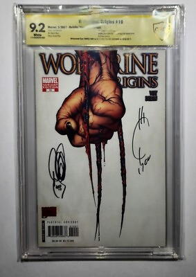#ad Wolverine Origins 10 Quesada Third Claw 1:100 Variant CBCS 9.2. Signed 2x WAY $599.00