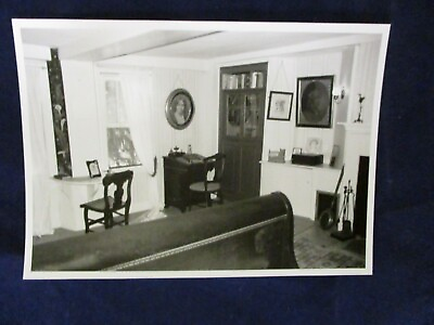 #ad Glossy Press Photo Vintage Louisa May Alcott#x27;s Bedroom #x27;Orchard House Concord MA $17.00