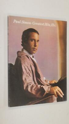 #ad 1977 PAUL SIMON GREATEST HITS SONG BOOK BAND MUSIC 14 SONGS ROCK 70#x27;s $11.99