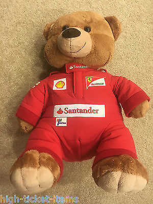 #ad Genuine Ferrari Driver Teddy Bear The Official Product BRAND NEW for Collectors $98.99