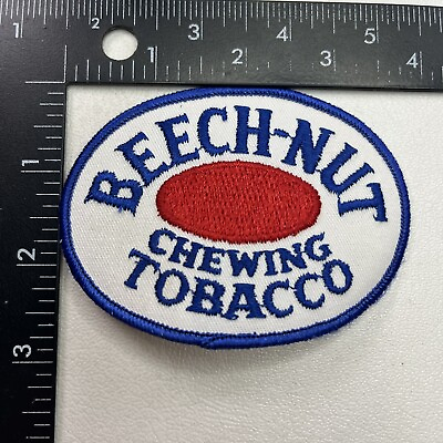 #ad c 1990s BEECH NUT CHEWING TOBACCO Advertising Patch 00SN $4.95