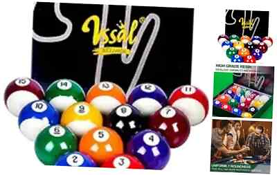 #ad Regulation Billiard Balls Glossy Pool Table Ball Complete 16 Pool Balls $70.47