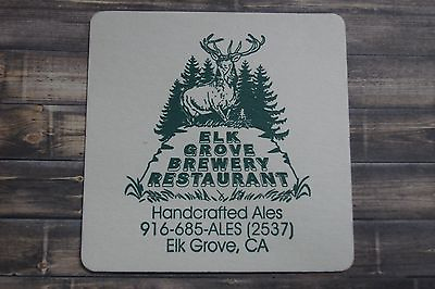 #ad Rare Beer COASTER: ELK GROVE Brewery Ales amp; Restaurant CALIFORNIA ** 1995 2008 $10.97