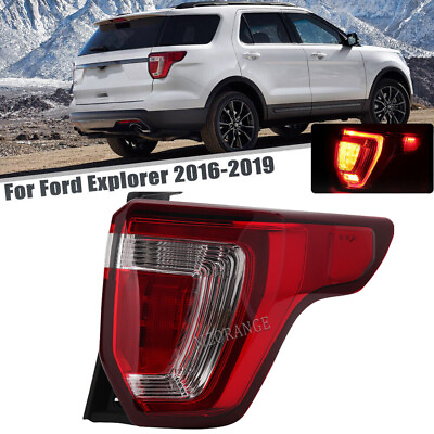 #ad Right Passenger Tail Light Assembly For 2016 2019 Ford Explorer Rear Lamp Brake $100.34
