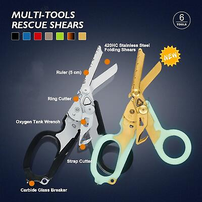 #ad New Scissors Raptors Shears Tactical Folding Multifunction Mini Portable Tool $10.99