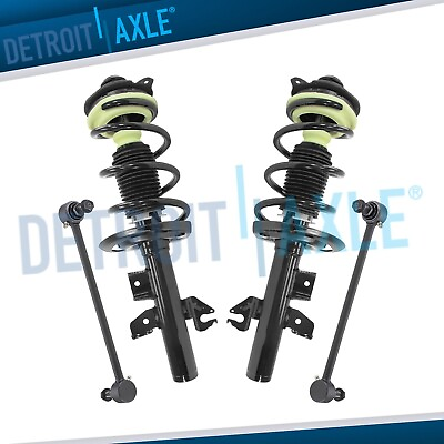 #ad #ad Front Struts w Coil Spring Assembly Sway Bar Links for 2015 2017 Chrysler 200 $193.92