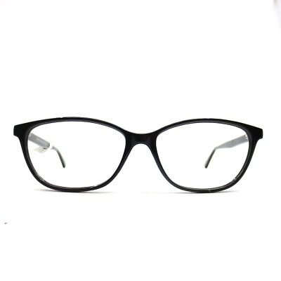 #ad WP20200 Black Womens Oval Acetate Full Rim Eyeglasses Frames 56 15 145 $29.99