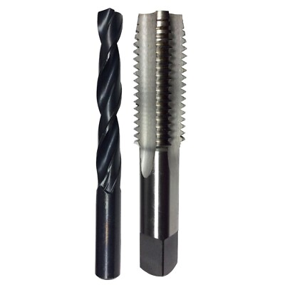 #ad 6 40 HSS Plug Tap and matching 33 HSS Drill Bit in plastic pouch. $10.16
