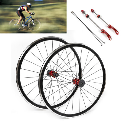 #ad 700C Road Bike Wheels Frontamp;Rear Clincher Rim Brake 7 8 9 10 11 Speed Bike Wheel $116.70