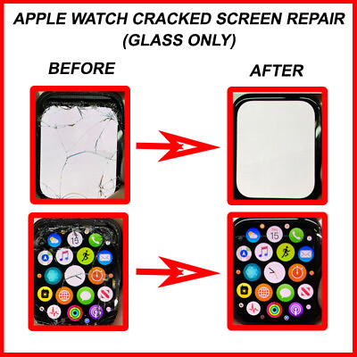 #ad iWatch Series 4 Screen Repair Service Glass Only Mail in Service OEM GLASS $59.98