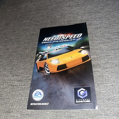 #ad Need For Speed Hot Pursuit 2 Manual OnlyNintendo Gamecube $7.99