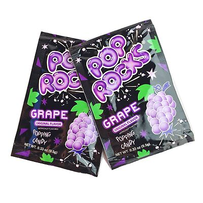 #ad POP ROCKS Popping Candy Grape 0.33 oz 24 Count $20.39