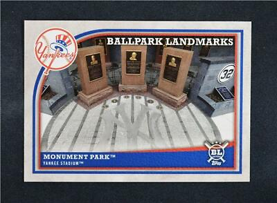 #ad 2018 Topps Big League Baseball Base #365 Monument Park $0.99