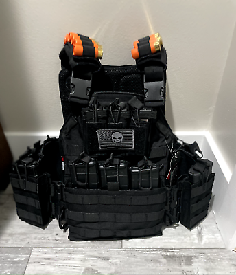 #ad Tactical Bulletproof Vest w Level III AR500 Plates $325.00