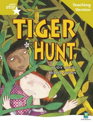 #ad Rigby Star Guided Reading Gold Level: Tiger Hunt Teaching Version Good Condit GBP 6.82