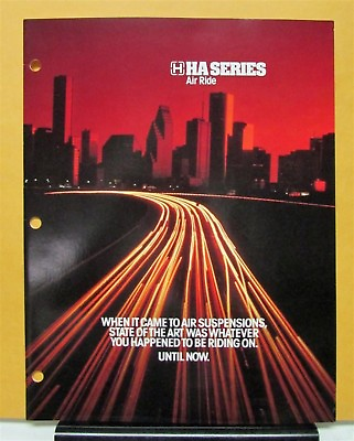 #ad 1991 Hendrickson Truck HA Series Air Ride Sale Brochure $12.17